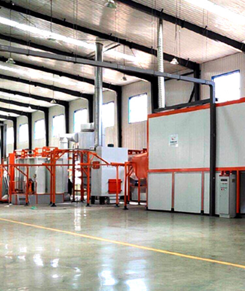 Large Automatic Powder Coating Line diamond net