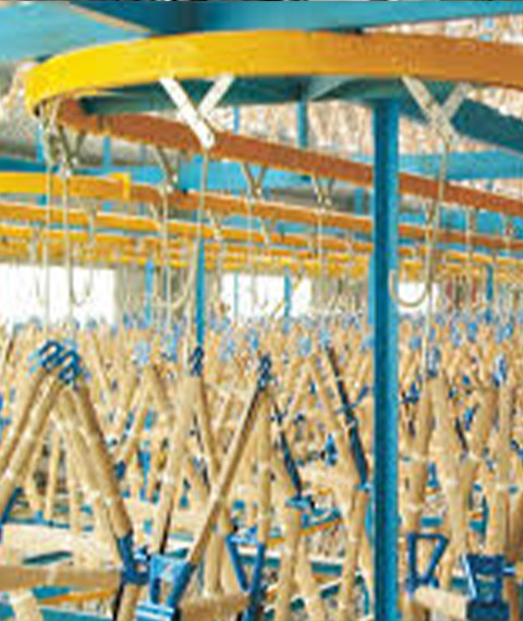 Automatic Powder Coating Line with Shot Blasting Pretreatment and Power&Free Conveyor